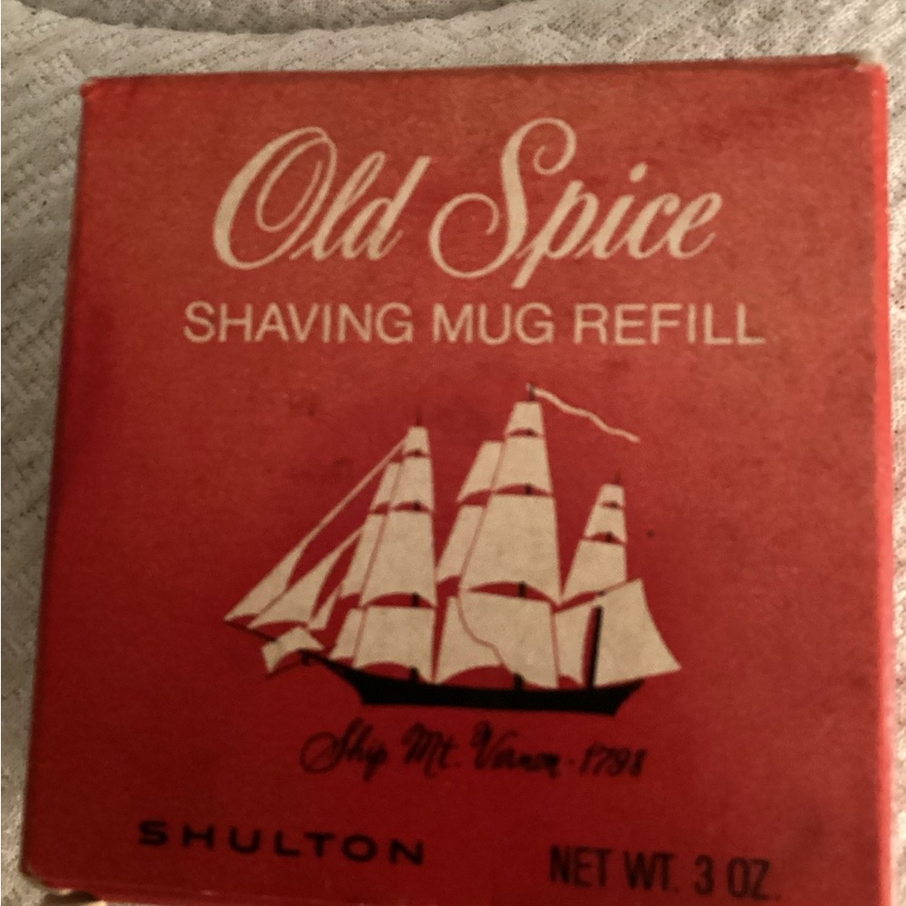 VTG Old Spice Shaving Mug Refill. Soap Puck NIP SEALED